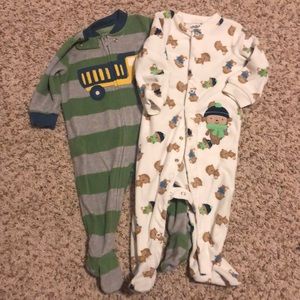 Set of 2 Fleece Sleepers